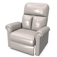 Armchair in Low Poly Style