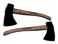 Axes low poly