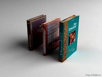 3d модель Набор из 3-х книг