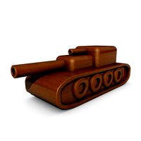 Wooden Toy Tank