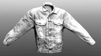 Jacket Jeans Closed low poly