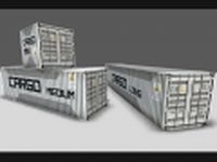 Cargo containers 3D Model