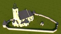 Rural Baroque Catholic Church