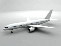 Boeing 757-200 Airliner - Generic White