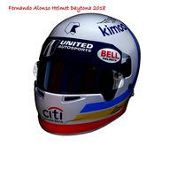 Alonso helmet Daytona 2018