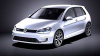 Volkswagen Golf GTE 2015 VRAY