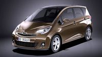 Toyota Verso S 2016 VRAY