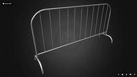 Low Poly 3D Barrier