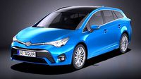 Toyota Avensis Estate 2018 VRAY