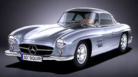 LowPoly Mercedes 300 SL Gullwing 1954
