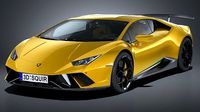LowPoly Lamborghini Huracan Performante 2018