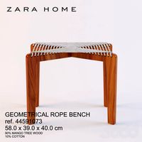 GEOMETRICAL ROPE BENCH
