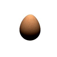 Download free 3D Cartoon Bird Egg 3D Model