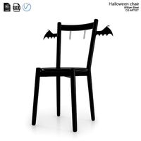 Download free Halloween chair 3D Model