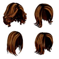 Female hairstyle hair pack