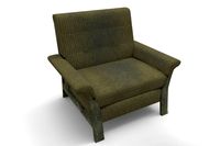 Green armchair 3D Model
