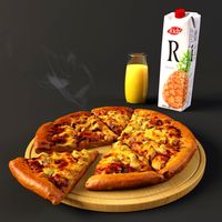 Hawaiian pizza 3D Model