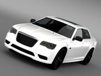 Chrysler 300 SRT8 Satin Vapor LX2 2014 3D Model