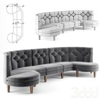 Диван "Манон" модульный v.0 / Sofa MANON 3-seat v.0