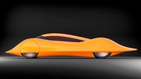 Electric car for speed record