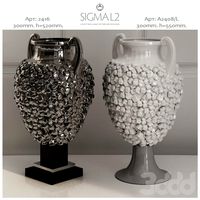 Sigma L2 art.2416, art.2408/L - Вазы