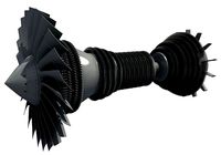 Jet Turbine Turbofan