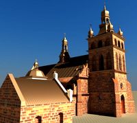 Church Poland Zwolen 3D Model