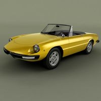 Alfa Romeo Spider 3D Model