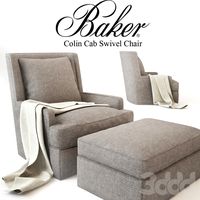 Baker_Colin Cab Swivel Chair_No. 6712C-SW