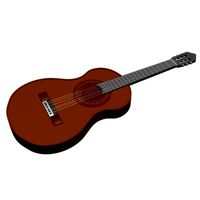 Guitar 01 3D Model