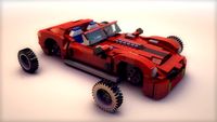 LEGO Ferrari 330 TRI-LM 3D Model