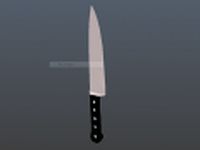 Kitchen knife 3D Model