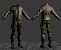 Dress male 3D Model