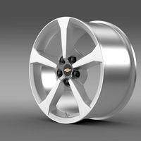 Chevrolet Camaro Convertible 2014 rim 3D Model