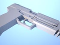 USP Match 9mm 3D Model