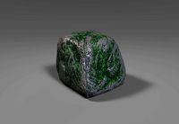 mossy rock lowpoly