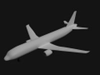 A320 Airplane 3D Model