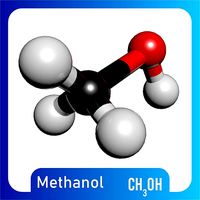 Methanol 3D Model CH3OH
