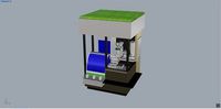 Coffee Small shop 3D model