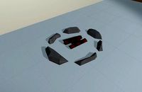 Simple campfire model