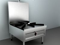 Gas Stock Pot 3D Model