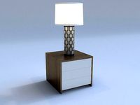 Side table and Table lamp