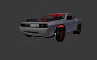 Dodge Challenger SRT Demon drag car no decals