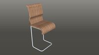 The chair for caffe bar or shank