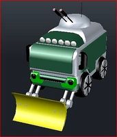 3D DWG truck army MODEL AUTOCAD 3D model