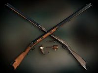 Lowpoly PBR Plains Precussion Rifle