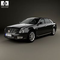 Cadillac SLS 2009 3D Model