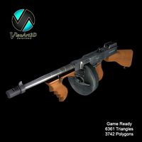 Tommy Gun Submachinegun