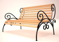 Bench 3D Model