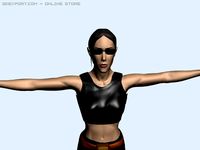 X Girl 3D Model